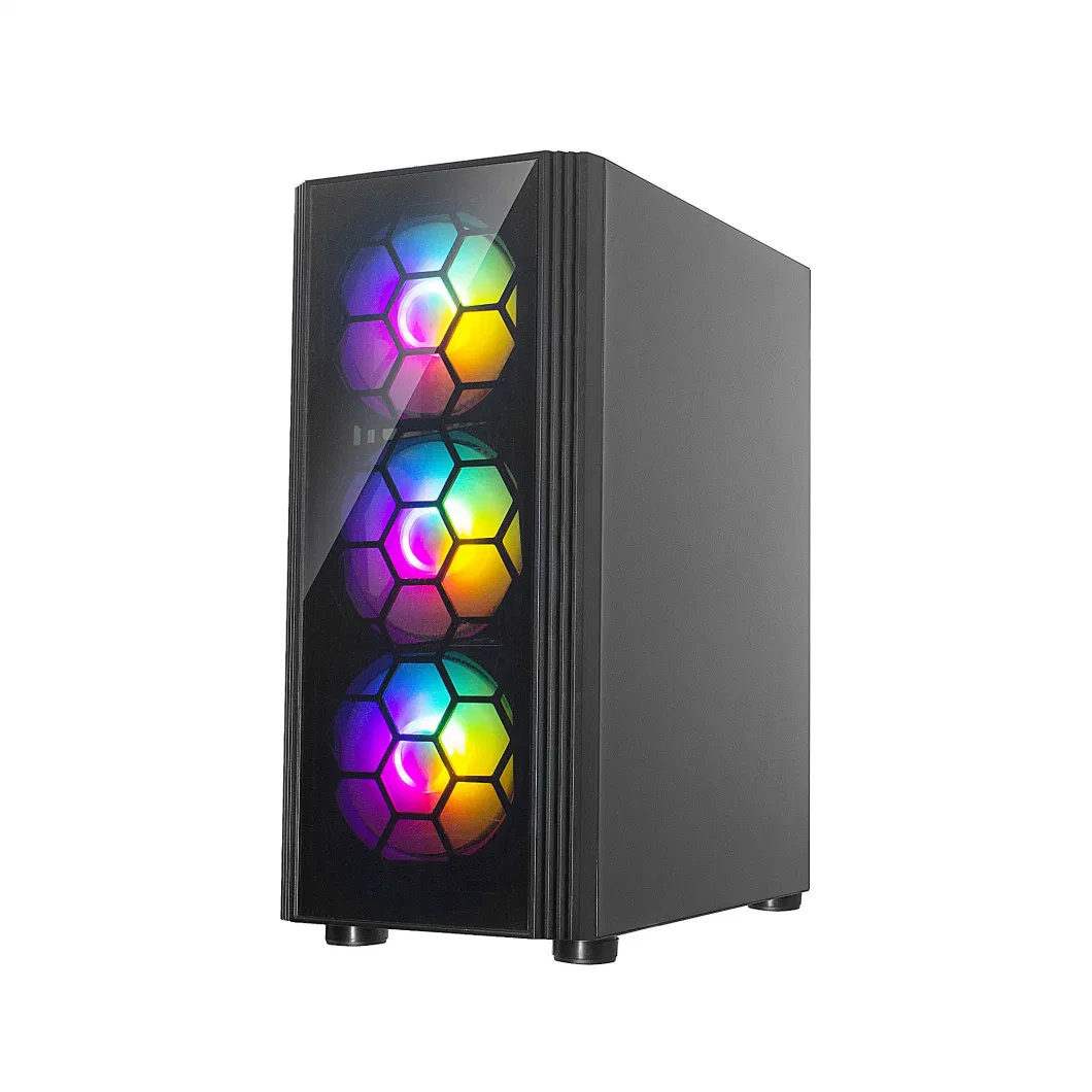Hot Sale ATX Desktop Computer Tower PC Gaming Case with RGB Fan