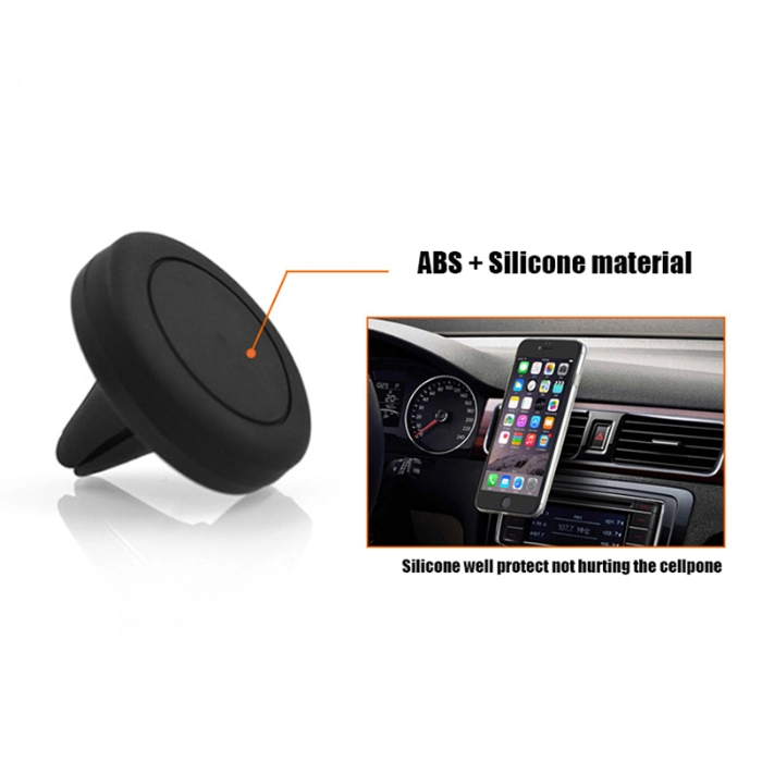 Hot Selling Silicone Magnetic Air Vent Car Holder Mini Mobile Phone Holder