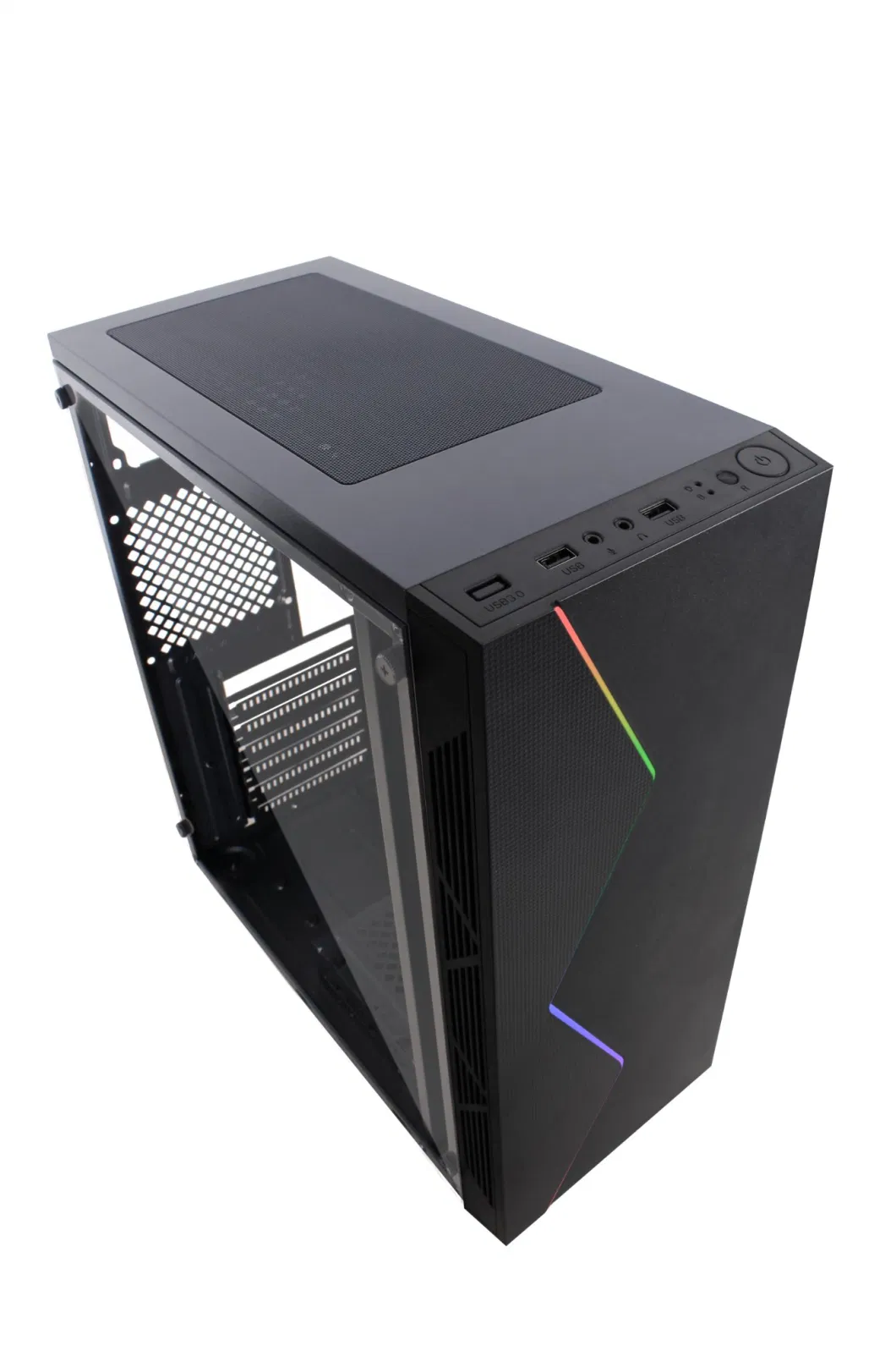 Special Design Tower PC Case ATX Computer Case with LED Strip