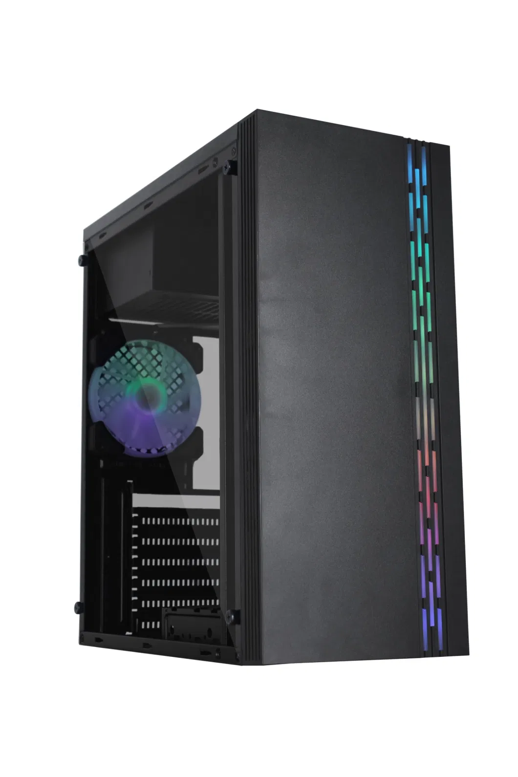 PC Gaming Case Desktop ATX PC OEM Tower RGB Glass Computer Case