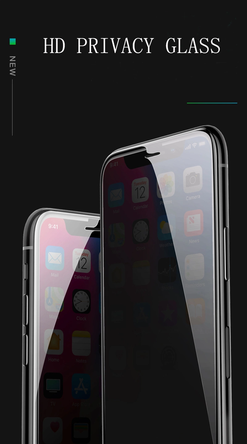 Mobile Phone Tempered Glass Privacy Screen Protector for iPhone 11 11PRO 11promax