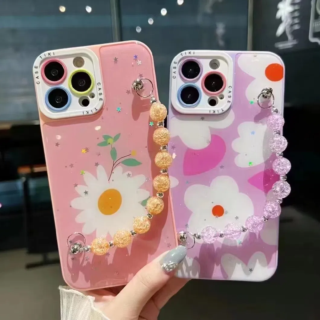 2023 New Case PARA Telefonos Phone Colorful Case with Chain Mobile Phone Funda Case for Phone 14 14 Max 14 PRO /13 13 PRO 13PRO Max X Xr Xs Max 8 7