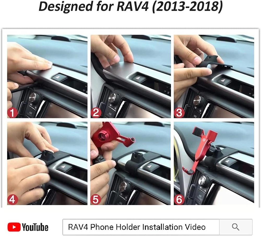 Car Phone Holder Compatible with Toyota RAV4, Car Phone Holder Mount