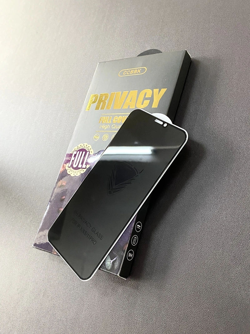 Customized Anti Spy for Phone 13/13 PRO/13 PRO Max Og Golden Armor Privacy Tempered Glass 9h Screen Protector